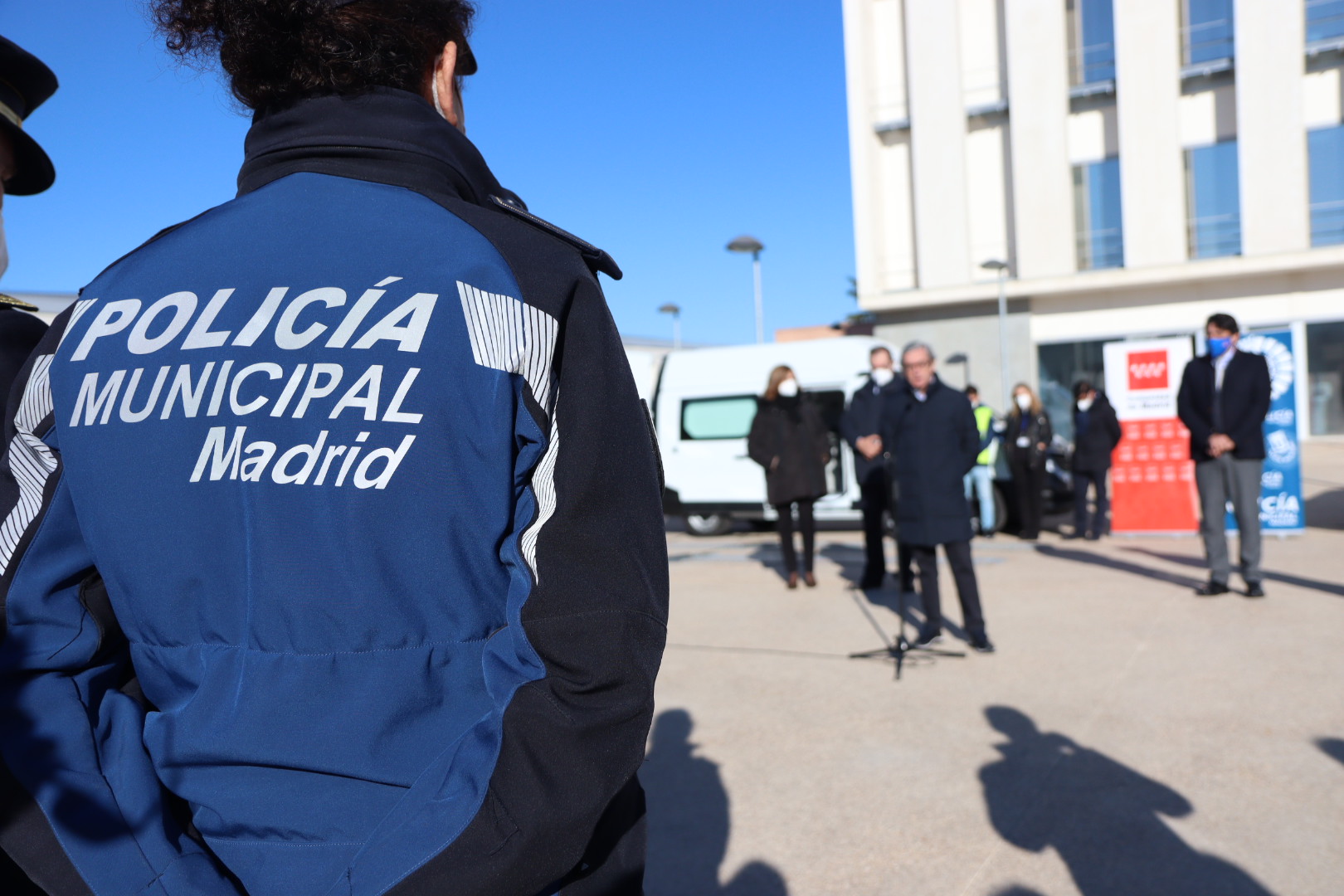 Acto de cesión del vehículo de pesaje a la Policía Municipal de Madrid